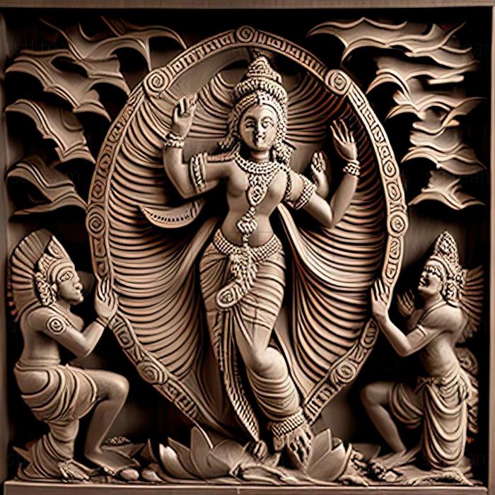 3D model Vishnu Visnu (STL)